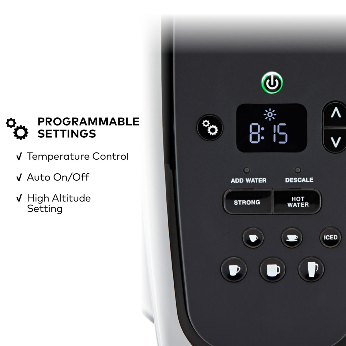 Keurig K-Elite Single Serve K-Cup Pod Coffee Maker, with Strength and Temperature Control, Iced Coffee Capability, 8 to 12oz Brew Size, Programmable, Brushed Gold Keurig