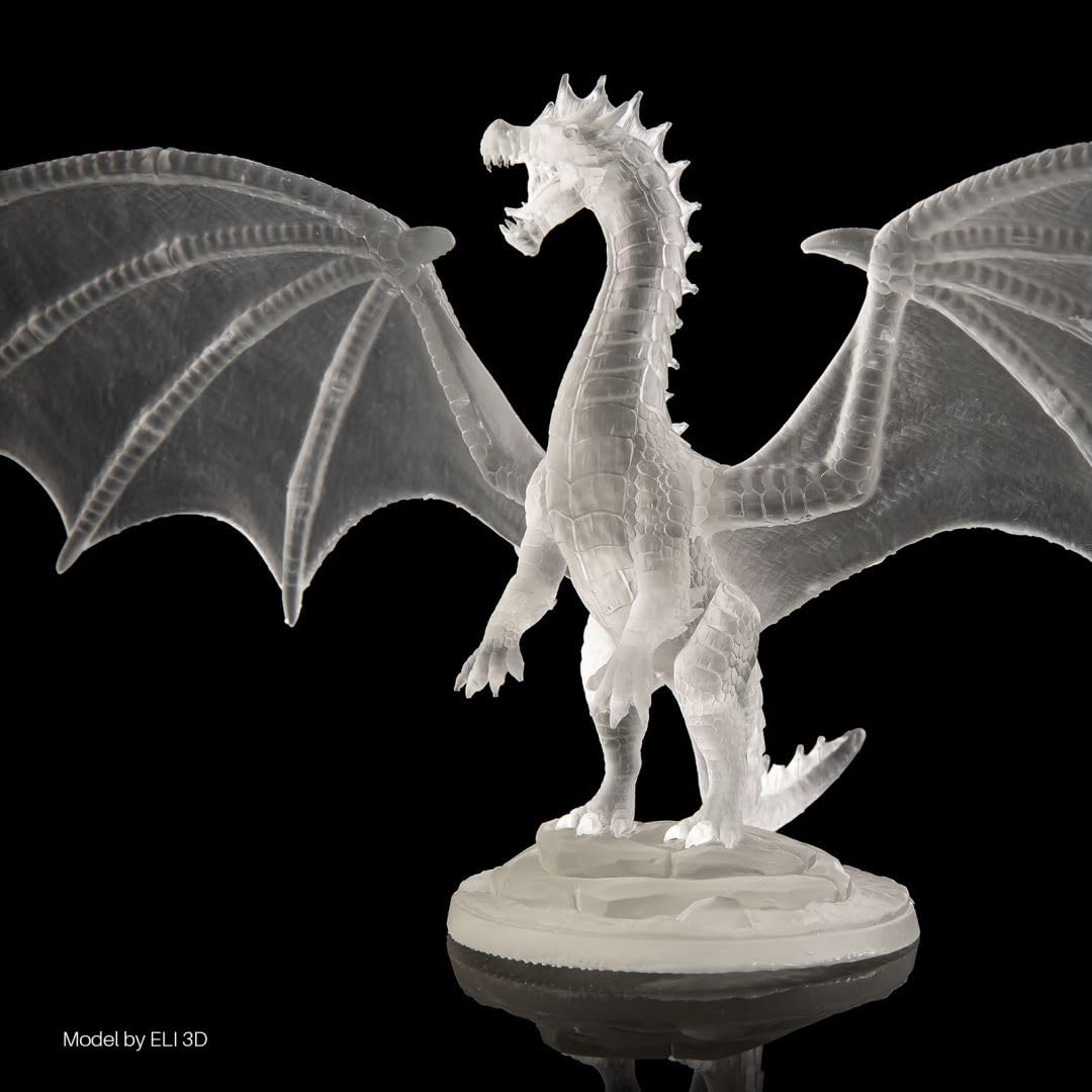 ELEGOO Standard Plant-Based 3D Printer Resin with Low Odor and High Precision, 405nm UV Curing Resin for Mars Saturn Jupiter MSLA DLP LCD 3D Printing - Black 2000g ELEGOO