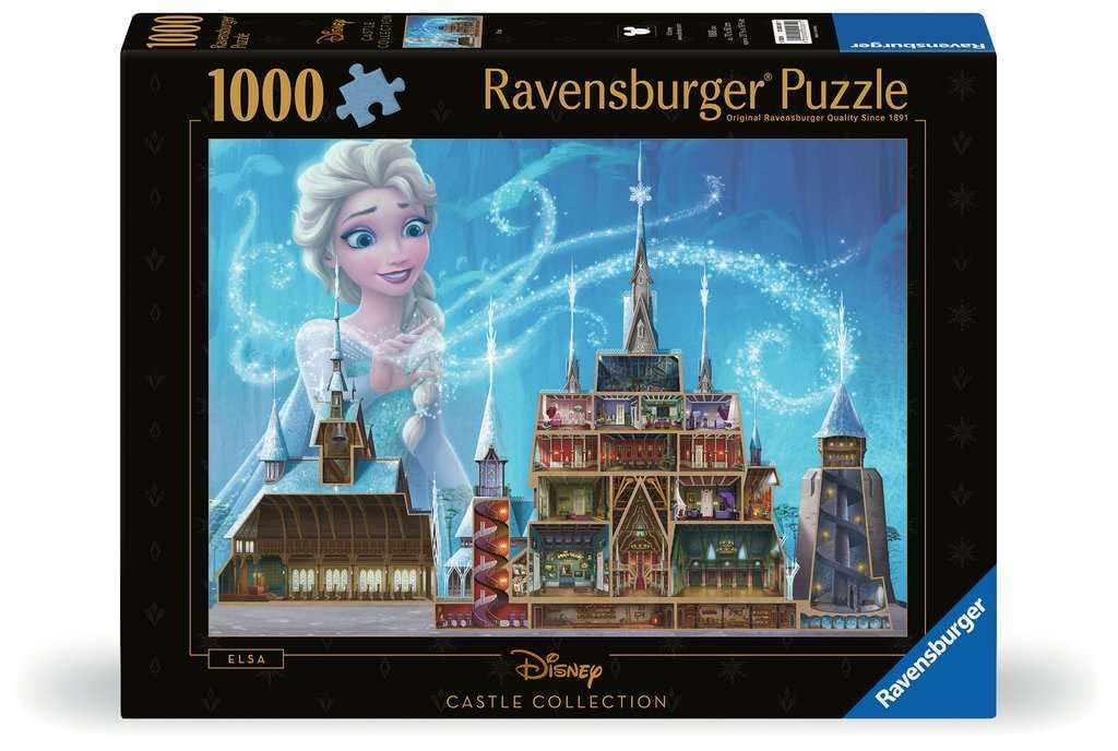 Ravensburger Disney Castle Collection: Elsa 1000 Piece Jigsaw Puzzle for Adults - 12000261 - Handcrafted Tooling, Made in Germany, Every Piece Fits Together Perfectly Ravensburger