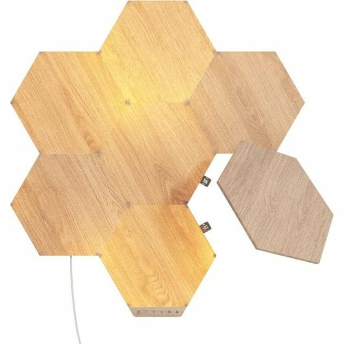 Nanoleaf Elements Wood Look Hexagons (Smarter Kit (7 Panel)) Nanoleaf