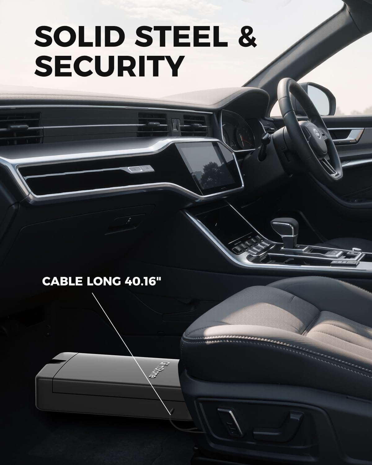 Biometric Gun Safe Travel Case for Pistol, Easy Edition, Quick Access with Smart Fingerprint and Keys, Portable Handgun Safe for Home Bedside Nightstand Car Glimstone