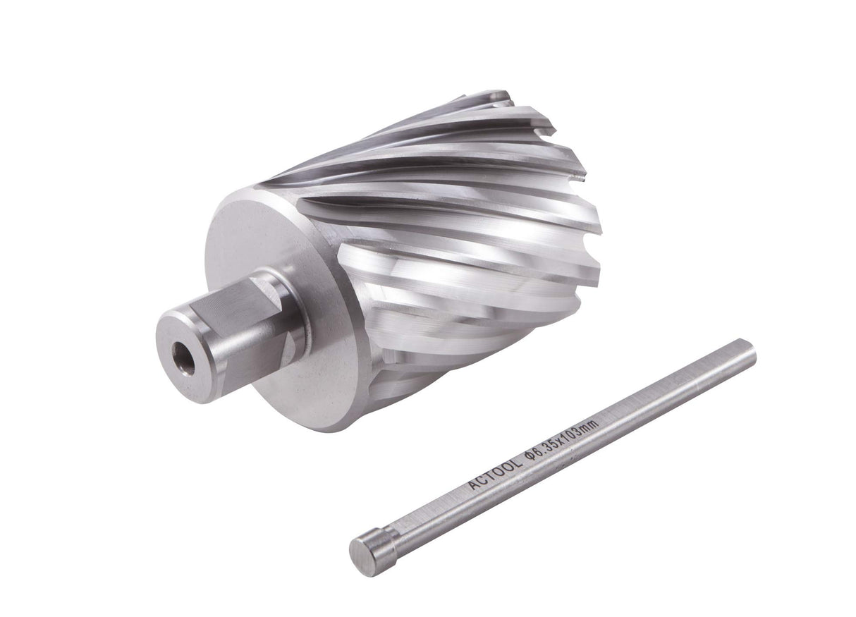 ACTOOL 2" Diameter × 2" Depth of Cut HSS ANNULAR Cutter with 3/4'' Weldon Shank ACTOOL