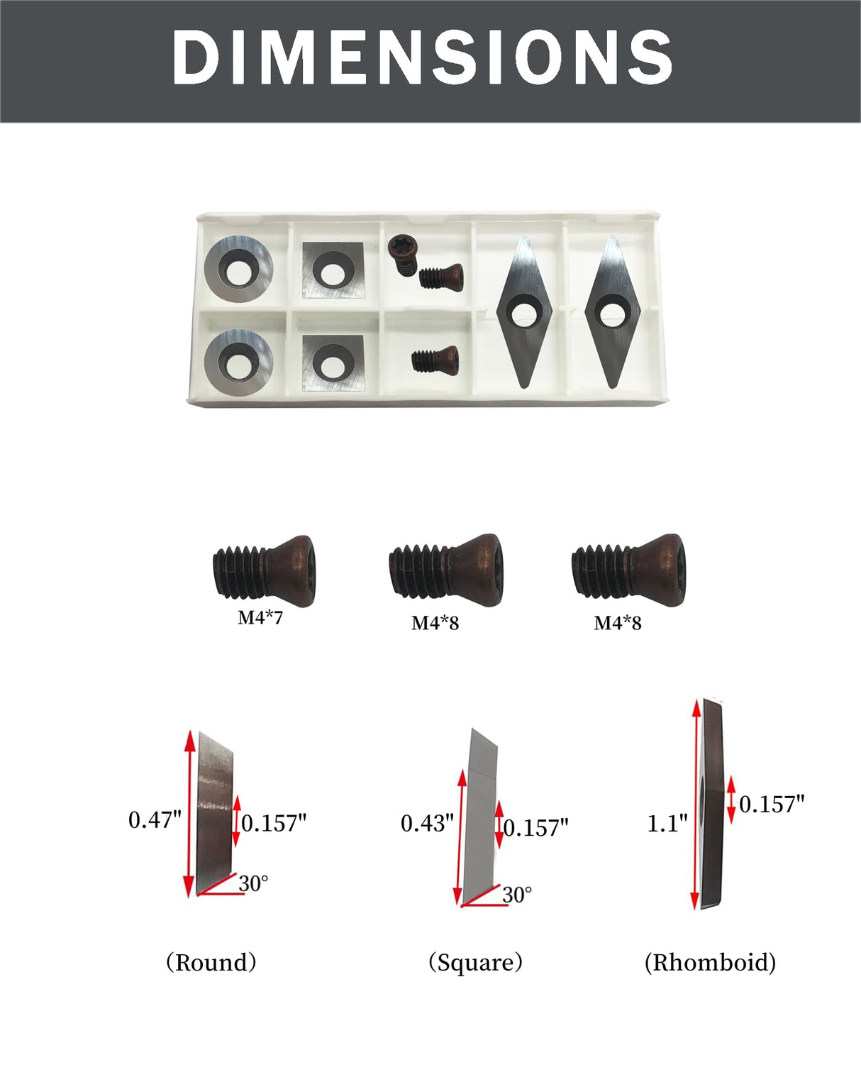 ASZLBYM Woodturning Carbide Lathe Tools, Wood Turning Tool Set of 3 Rougher Detailer Finisher Carbide Lathe Tools for Woodturning ASZLBYM