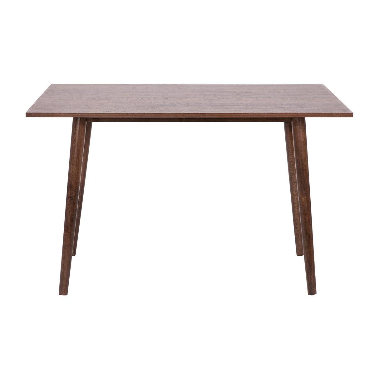 Taylor & Logan Haisley Dark Walnut 47" Mid-Century Modern Wood Dining Table Taylor & Logan