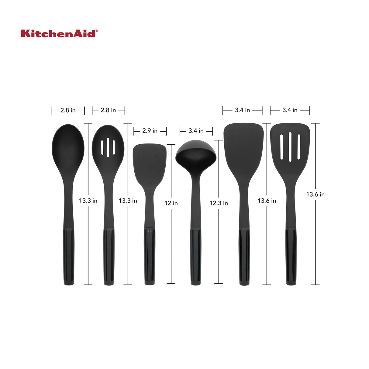 KitchenAid Universal Tool Set, 6 Piece, Black KitchenAid