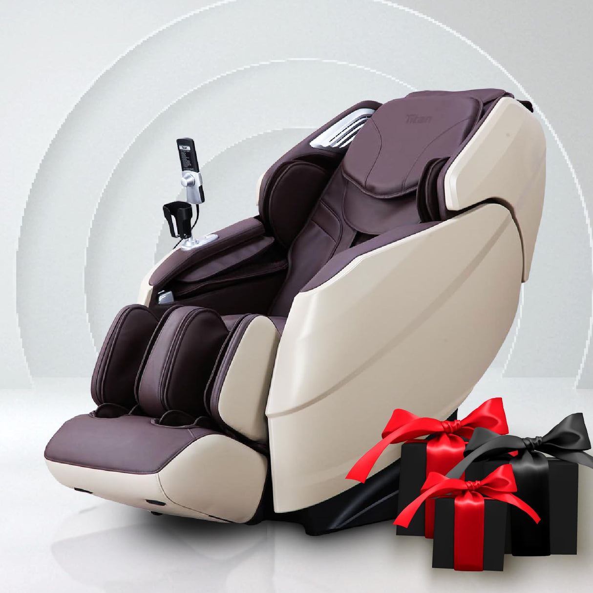 Titan Rejūv 4D l Brown l Full Body Massage Chair l SL Track l Intelligent Health Detection l Ai Series l Voice Recognition l Soothing Heating Therapy l Zero Gravity Reclining l Space Saving Titan