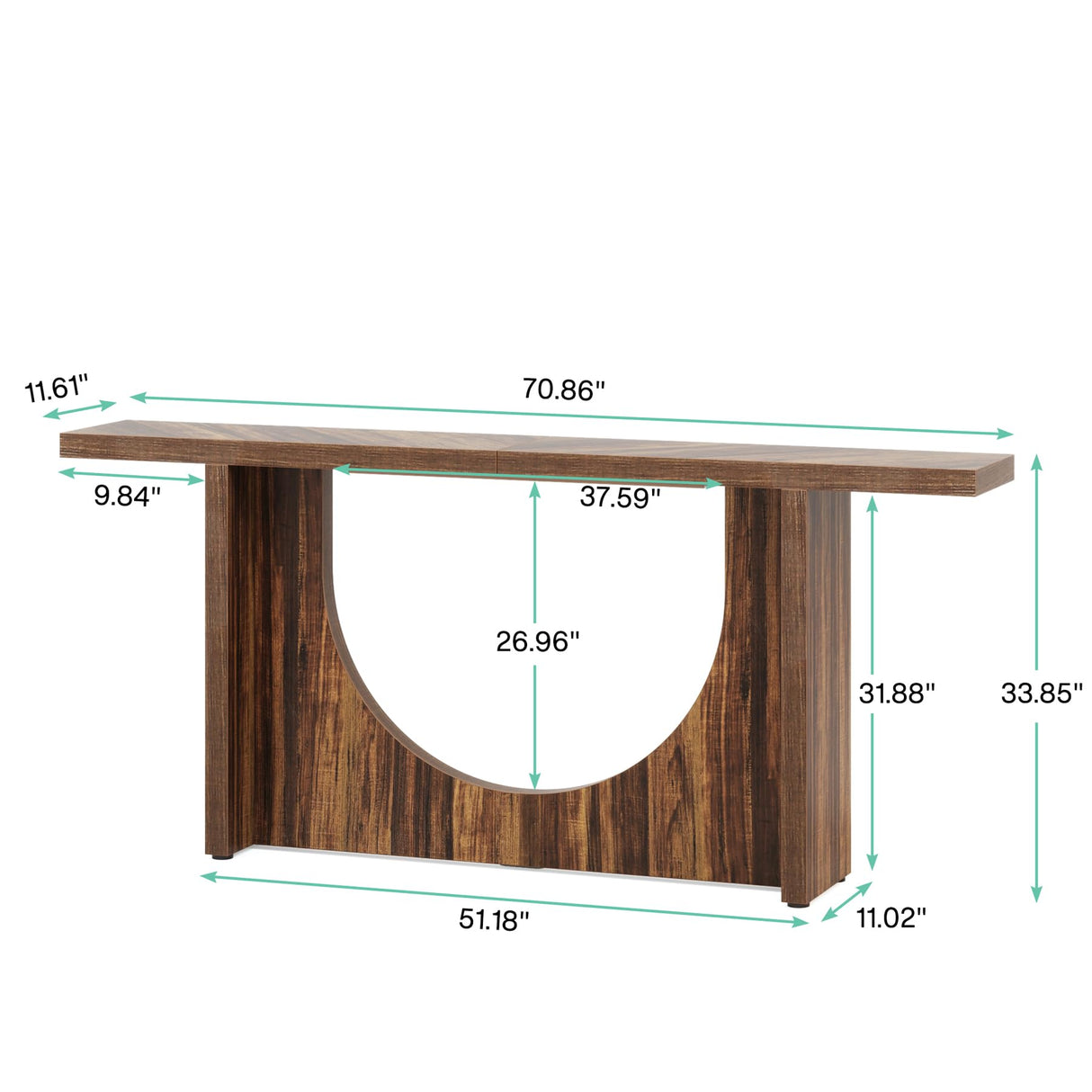 Tribesigns 70.9 Inch Farmhouse Console Table, Vintage Entryway Foyer Table, Wooden Hallway Accent Table, Extra Long Sofa Wall Tables for Living Room, Entrance Tribesigns