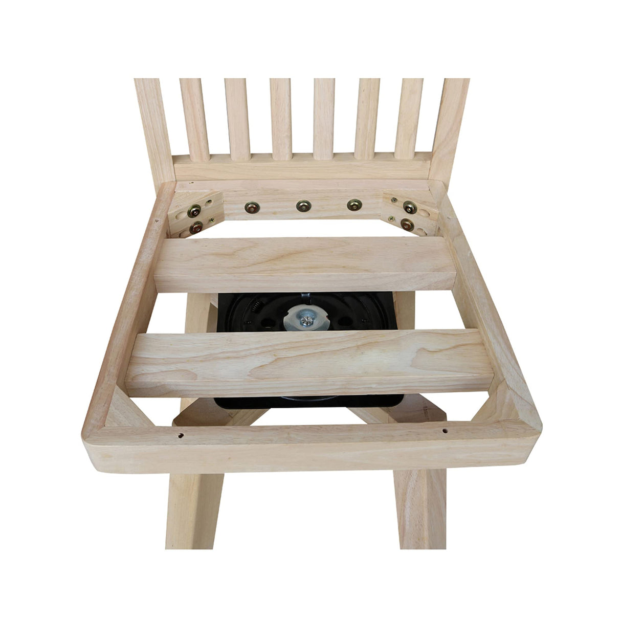 IC International Concepts Mission Barheight Stool with Swivel Seat Bar Height Table, 30", Ready to Finish IC International Concepts