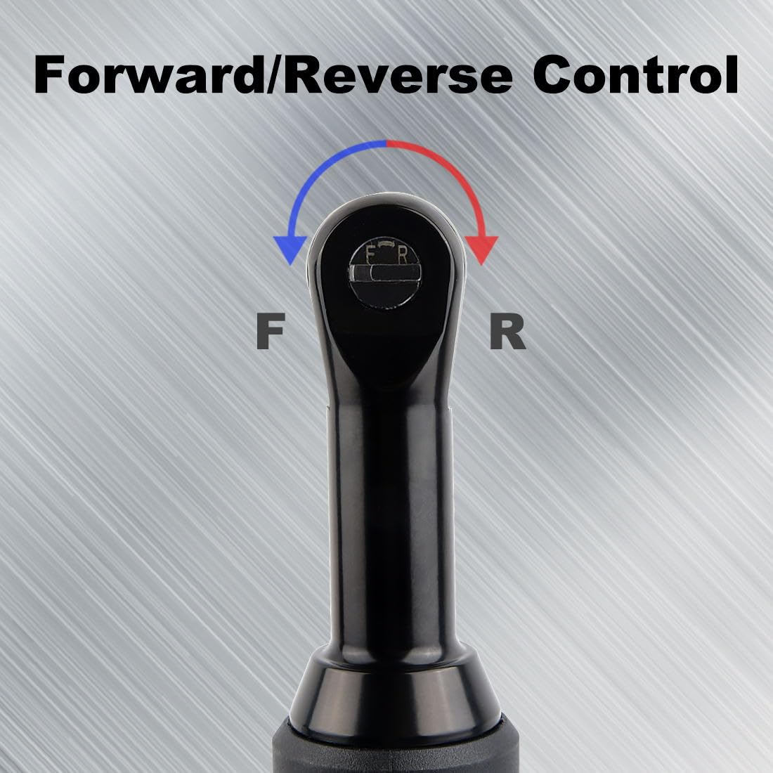 AUTOJARE Extended 18V Cordless Electric Ratchet Wrench Set 3/8" Drive 450RPM Power Ratchet Tool Kit 60 ft-lbs Cordless Ratchet Kit with 1/4" Socket Adapter, 7pcs Socket, Charger and 2pcs Batteries AUTOJARE