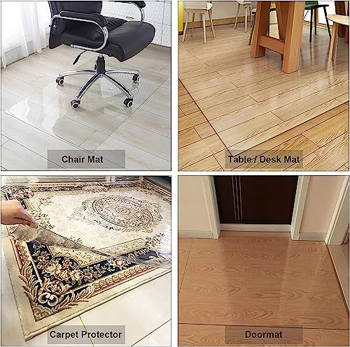 CSNBDMBBSH Office Chair Mat for Hardwood Floor, Office Chair Mats, Runner Rug for Living Room Kitchen,(140x400cm/4.6x13ft) CSNBDMBBSH