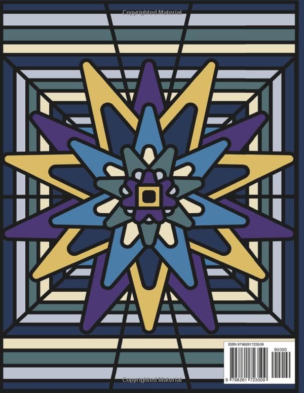 Star Designs Coloring Book WoodArtSupply