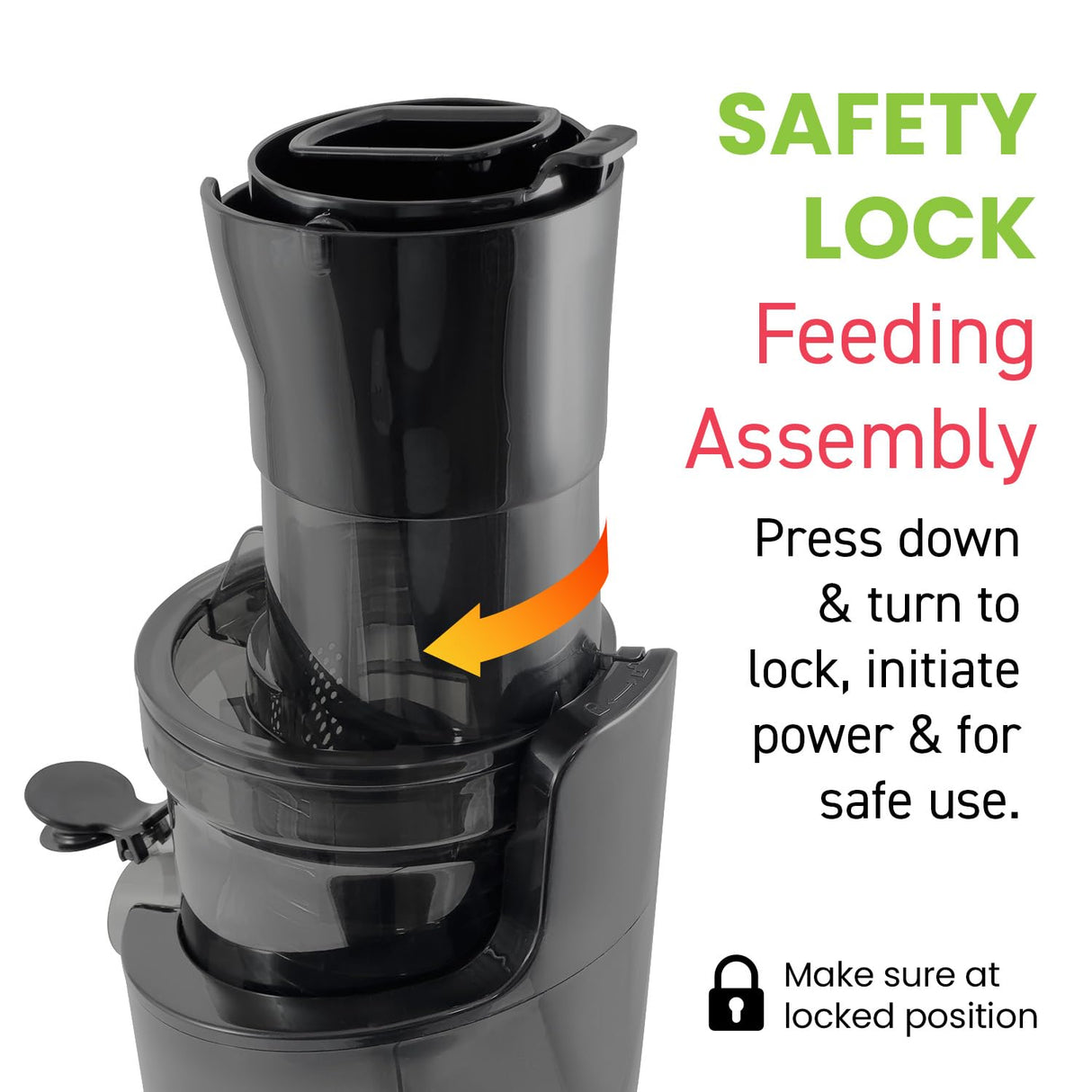 Elite Gourmet EJX017 Whole Fruit 3” Feeding Chute, Dynamic Masticating Slow Juicer, High Yield Cold Press Juice Extractor, Nutrient and Vitamin Dense, Easy to Clean, 27 oz Juice Cup, Black Elite Gourmet