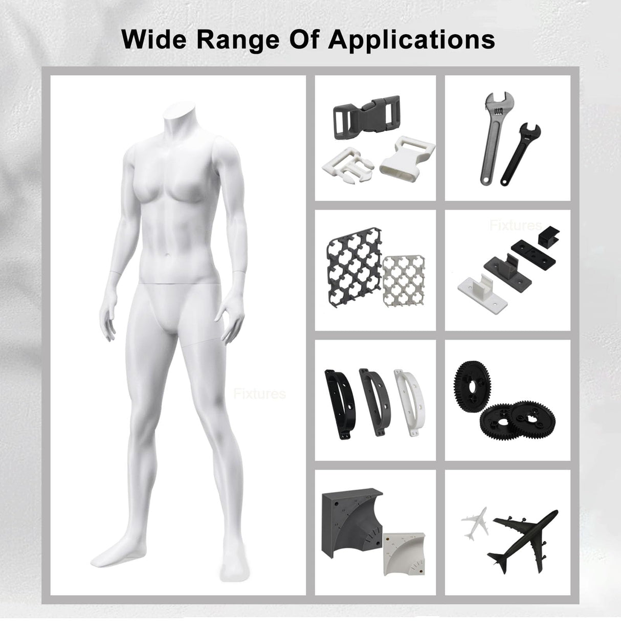 YOUSU 3KG ABS+ Filament 1.75mm, 3D Printer Filament ABS Plus, Spool (6.6 LBS) 3D Printing Filament for 3D Printers,White Yousu