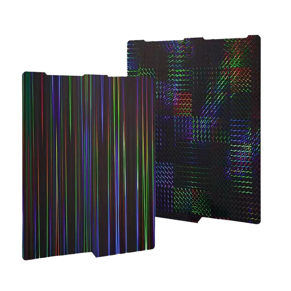 HysiPrui 3D Printer Kobra 3 Build Plate Platform Double Sided H1H Smooth Surface Build Plate Sheet, Flexible Removable Heated Bed Platform Mat for Anycubic Kobra 3/Kobra 3 Combo 256x268mm HysiPrui