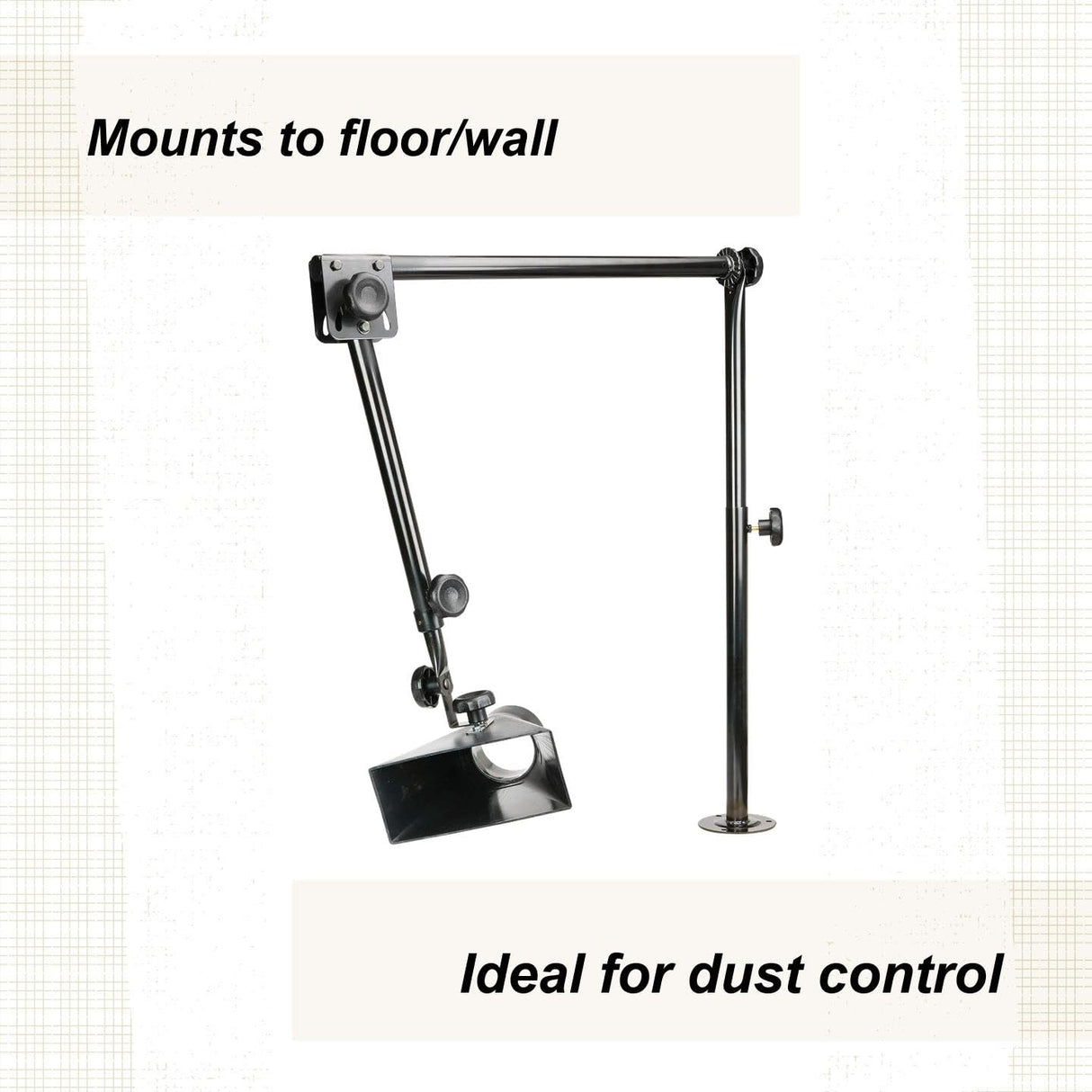 Woodriver Dust Connection Universal Dust Collection Boom WOODRIVER