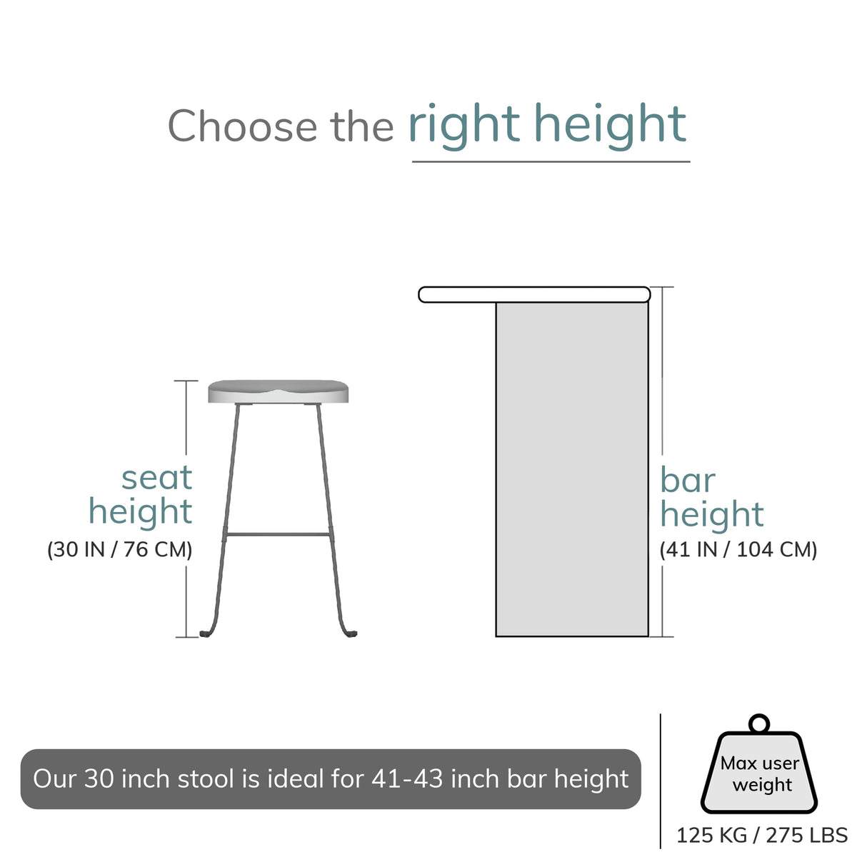 MH London Bar Stool -Perrin Backless Bar Stool. Exclusively Designed Hand Crafted Barstools Solid Wood Modern Bar Height Stools-Contemporary Design Backless Wooden Saddle Bar Stool for Kitchen Counter MH London