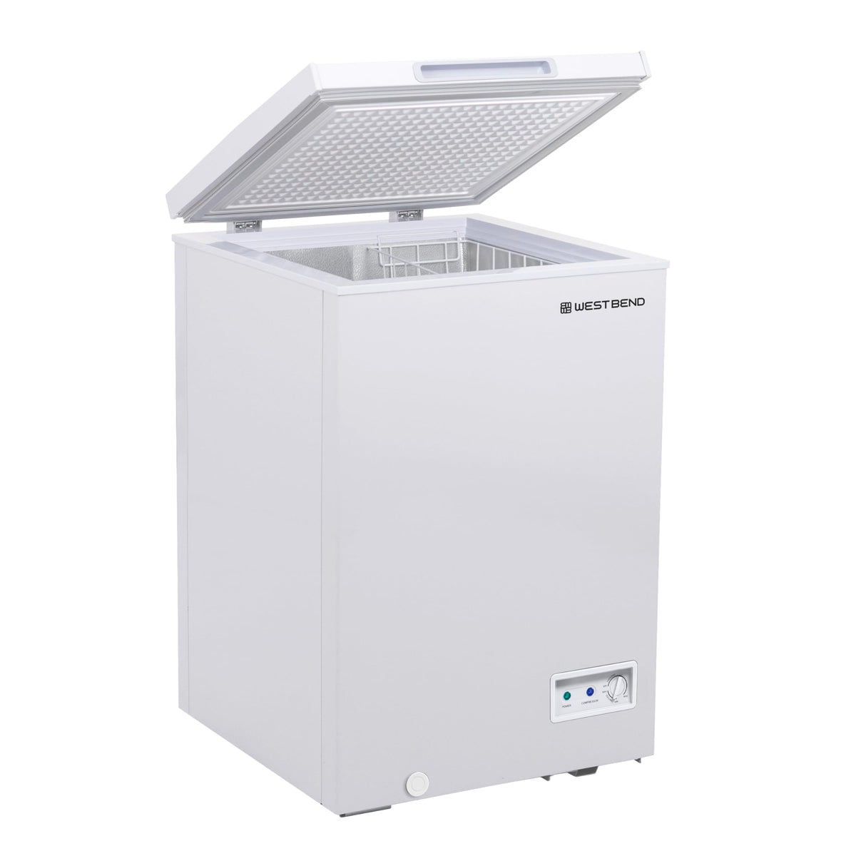 West Bend WB0500CFMW Chest Freezer, 5-Cu.Ft, White West Bend