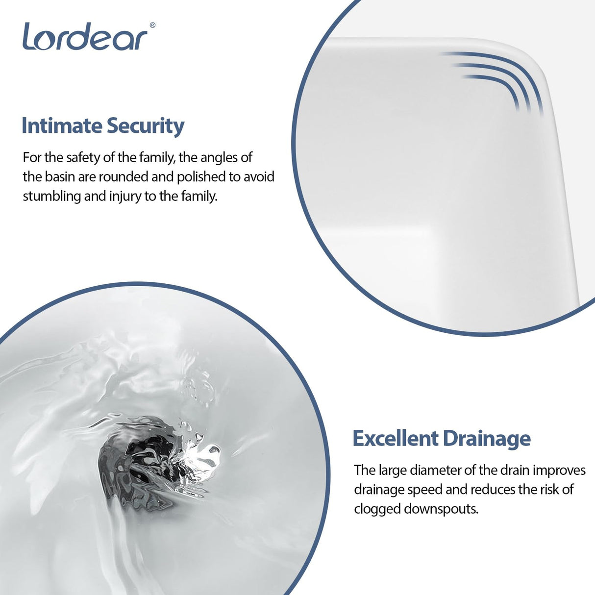 Lordear Vessel Sink Rectangle 19 Inch Bathroom Sink,Rectangular Modern Above Counter Bathroom Sinks White 19x15 Inch Porcelain Ceramic Vessel Vanity Sink Art Basin Lordear