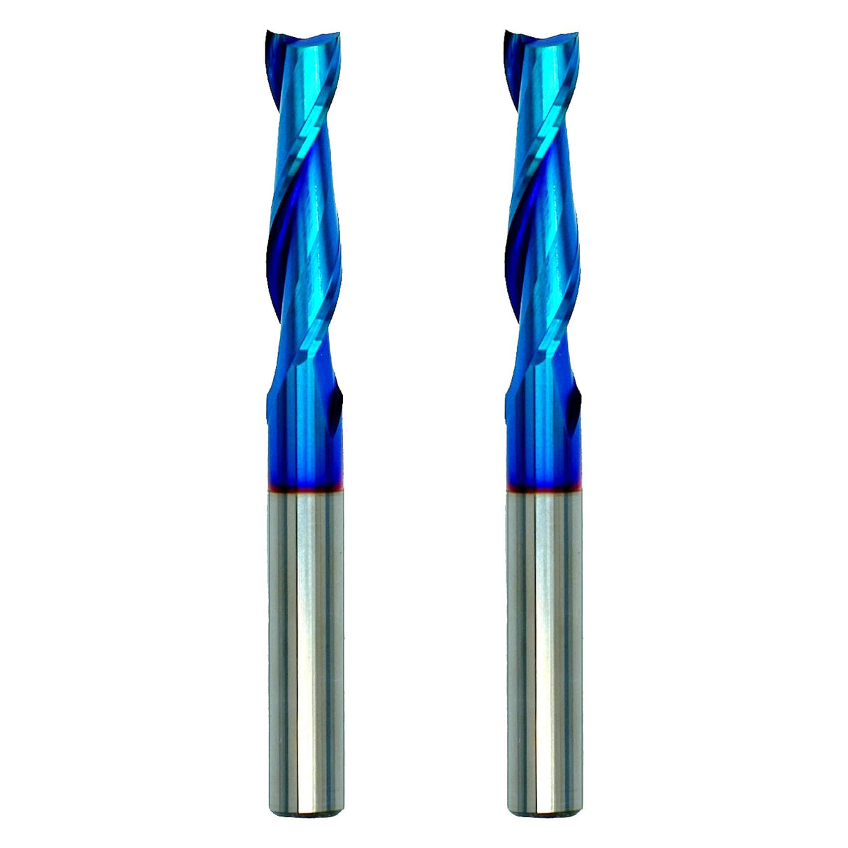 2 PCS CNC Router Bits 1/4 inch Shank Spiral Up Cut Solide Carbide End Mill for Wood Carving Engraving … Jiiolioa