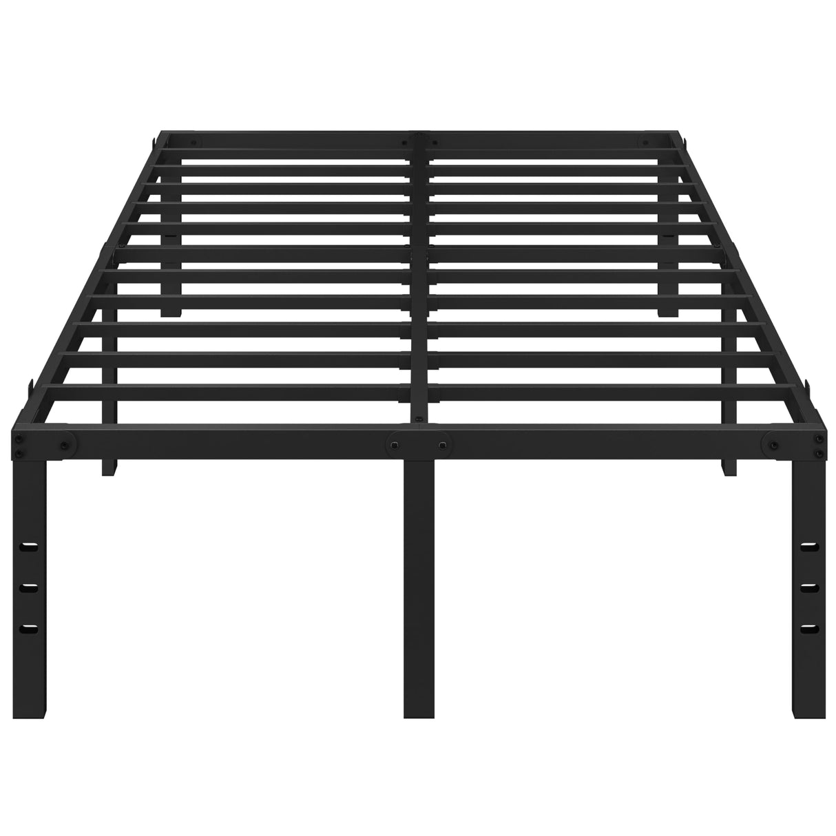 Yaheetech 18 Inch Full Bed Frames Heavy Duty Metal Platform Bed with Under Bed Storage, No Box Spring Needed, Easy Assembly, Sturdy Steel Slat Support, Black Yaheetech