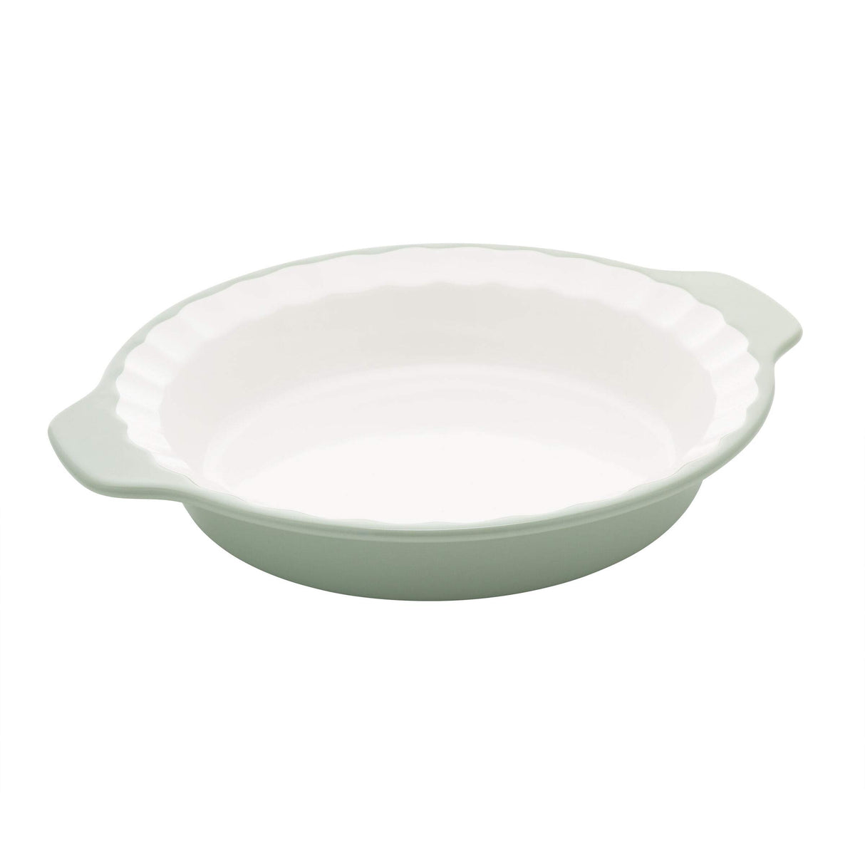 KitchenAid Vitrified Stoneware Pie Plate, 9-Inch, Pistachio KitchenAid