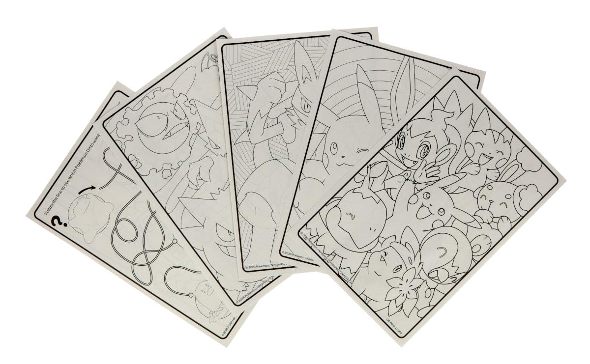 Crayola Giant Pokemon Coloring Book (288 Pages), 2 Sticker Sheets, Coloring Book for Kids & Adults, Travel Activity, Pokemon Gift for Kids, 3+ Crayola