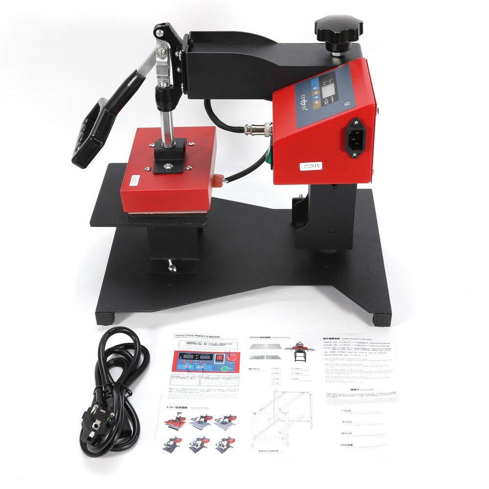 VPABES 6PCS Digital Ballpoint Pen Heat Press Machine 3D Sublimation Heat Press Logo Transfer Machine for DIY Pen Printing VPABES