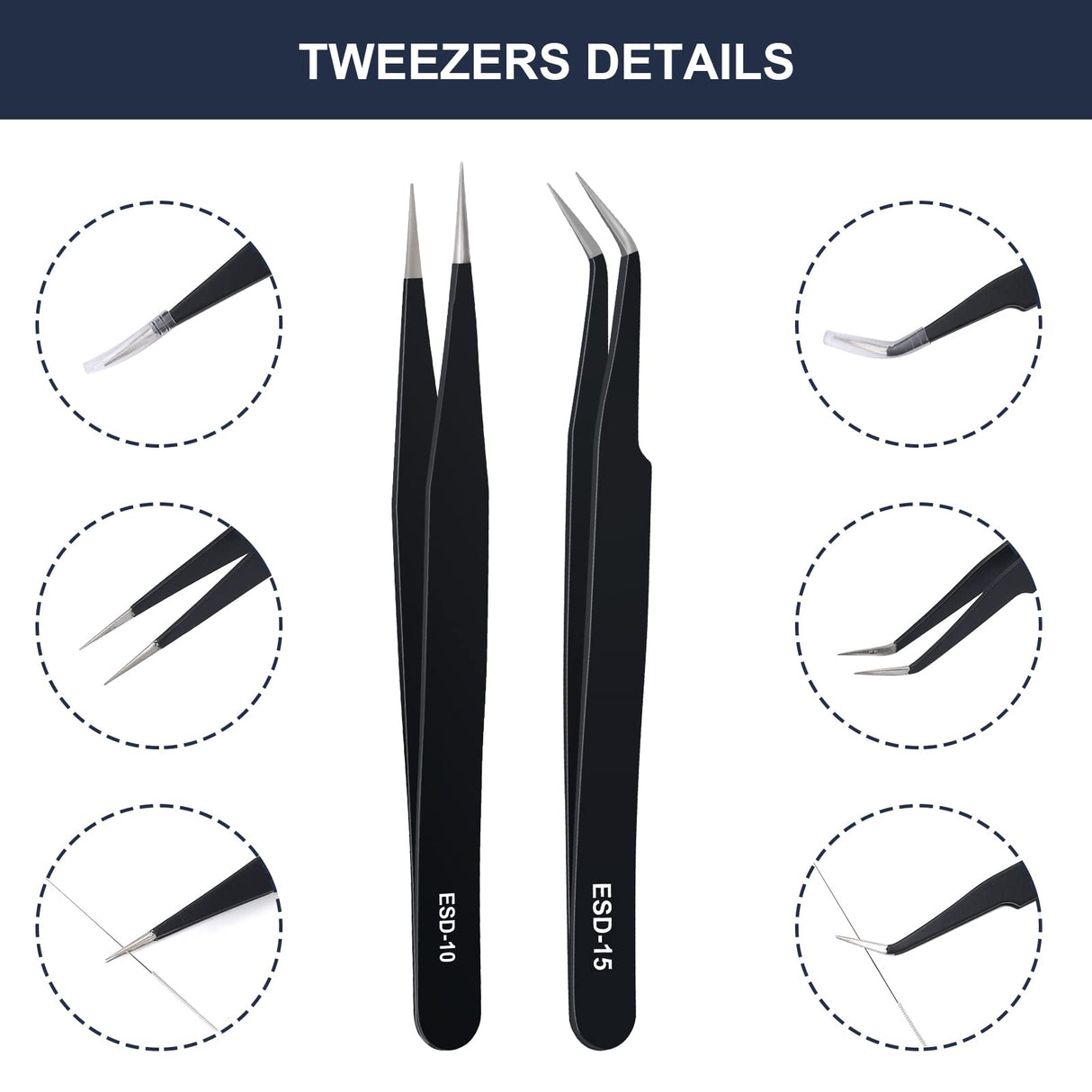 Complete 26-Piece 3D Printer Nozzle Wrench Maintenance Kit: Includes 20 Cleaning Pins with Storage Box, 2 Tweezers, 2 Copper Wire Brushes, 2 L-Shaped Wrench Tools for Optimal 3D Printing Performance KuanStore