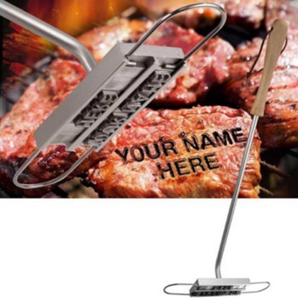 Custom BBQ Branding Iron Set with Changeable Alphabet Letters Jasni Liu