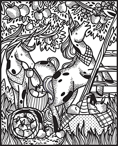 Unicorns Magic Painting Book (Magic Painting Books) WoodArtSupply