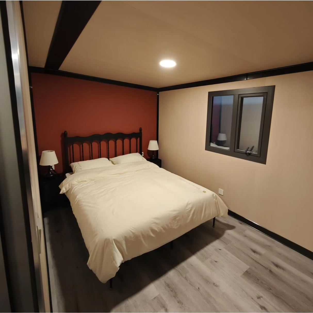 Modular Tiny Home Prefab Container House for Sale, with 2 Bedrooms, Kitchen, and Bathroom, Folding Portable House to Live in for Adults, Expandable Prefabricated Mobile Homes for Sale Tiny House Generic