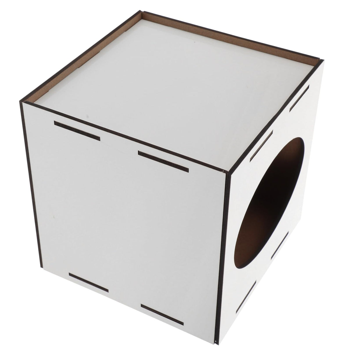 SEWACC Sublimation Blank Tissue Box Dispenser DIY Cube Tissue Holder Transfer Paper Tissue Storage Container Thermal Transfer Paper Towel Box Cover for Living Room SEWACC