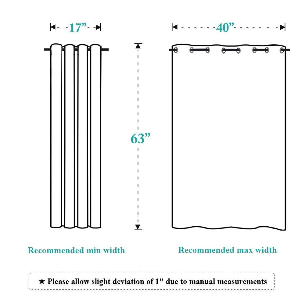 NICETOWN Room Darkening Window Shade and Blind - (Biscotti Beige Color) Light Reducing & Privacy Protection Blackout Short Curtain/Drape/Drapery for Kid's Bedroom, 52x63 inches, 1 Piece NICETOWN