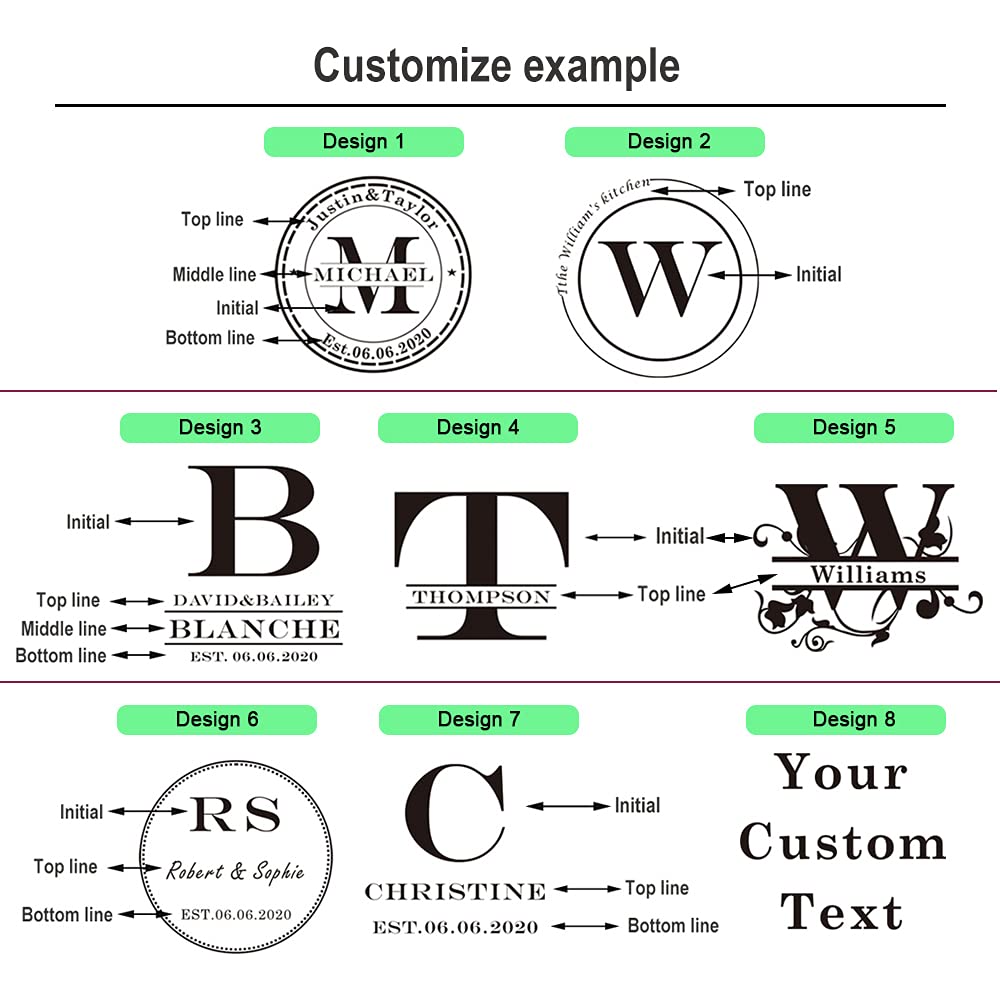 Mojia Personalized Bamboo Serving Trays and Platters, Custom Engraved Decorative Food Platters, Drinks Serving Trays (Rounded Rectangle) Mojia