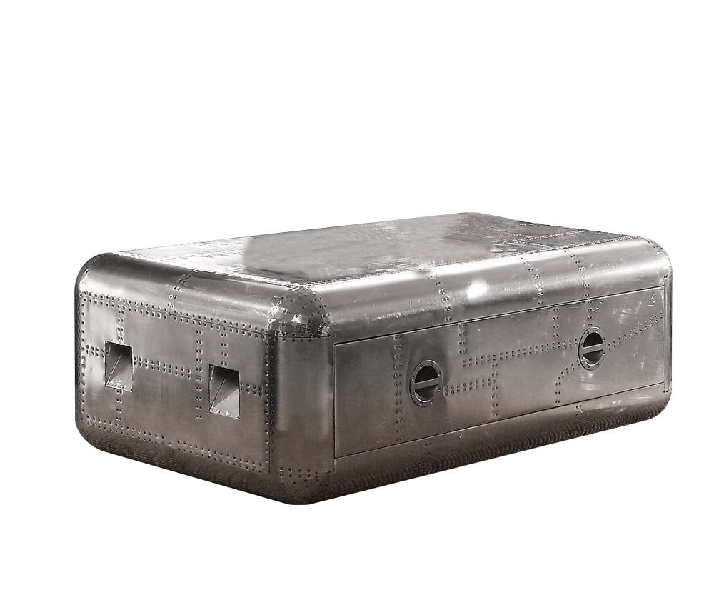 Acme Brancaster Square Coffee Table in Aluminum Acme