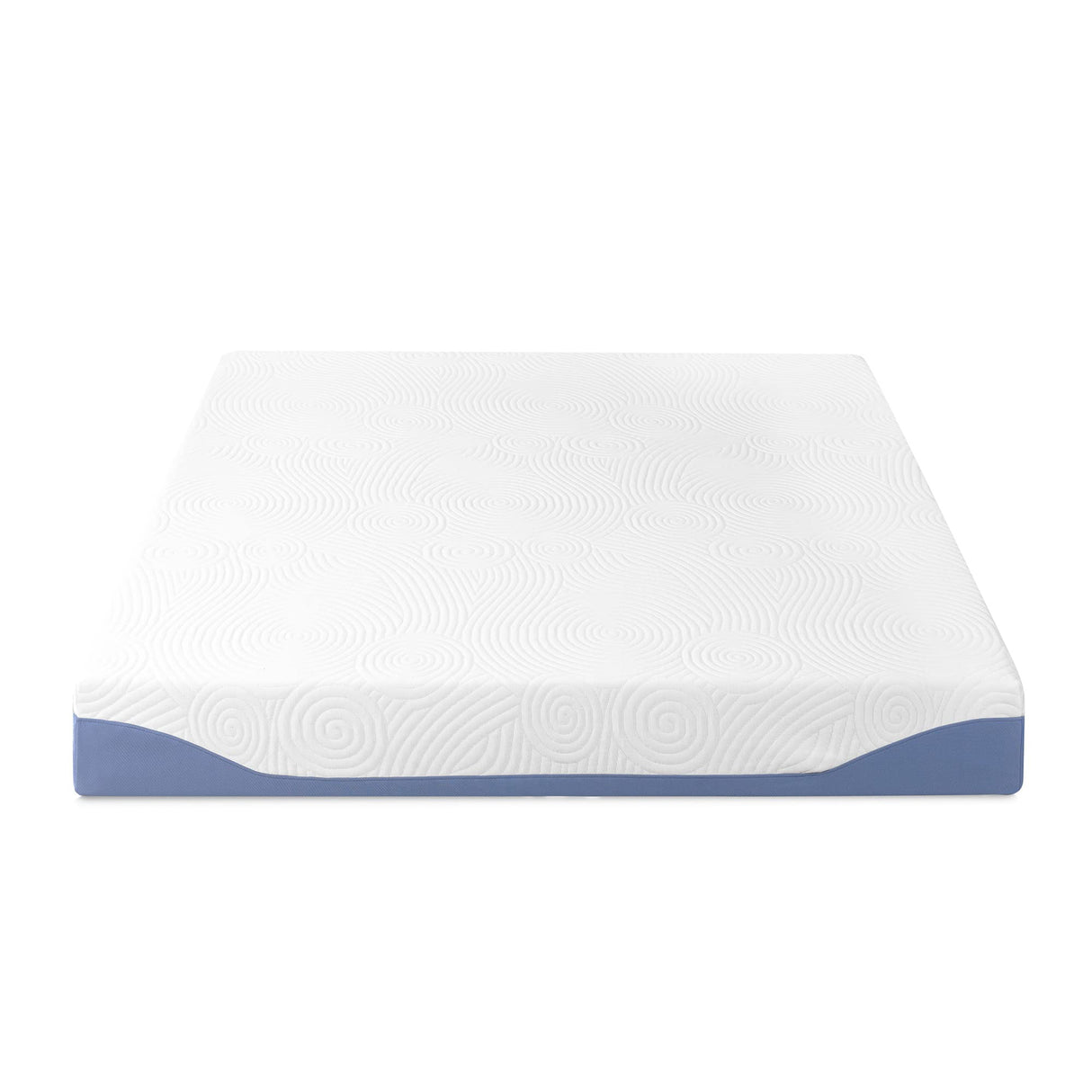 Mellow 8 Inch Cooling Gel-Infused Memory Foam Bed Mattress, Medium Firm Sleep and Breathable Fabric Cover, Full, Mattress in A Box, Blue Mellow