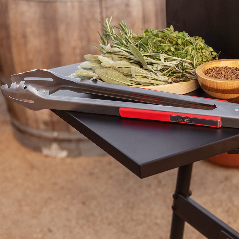 Nexgrill 17.5" Charcoal Barrel Grill with Side Shelf, Perfect for Outdoor Cooking & Grilling, BBQs, Camping, Patio, Garden, Backyard, Tailgating, Black, 810-0063 Nexgrill