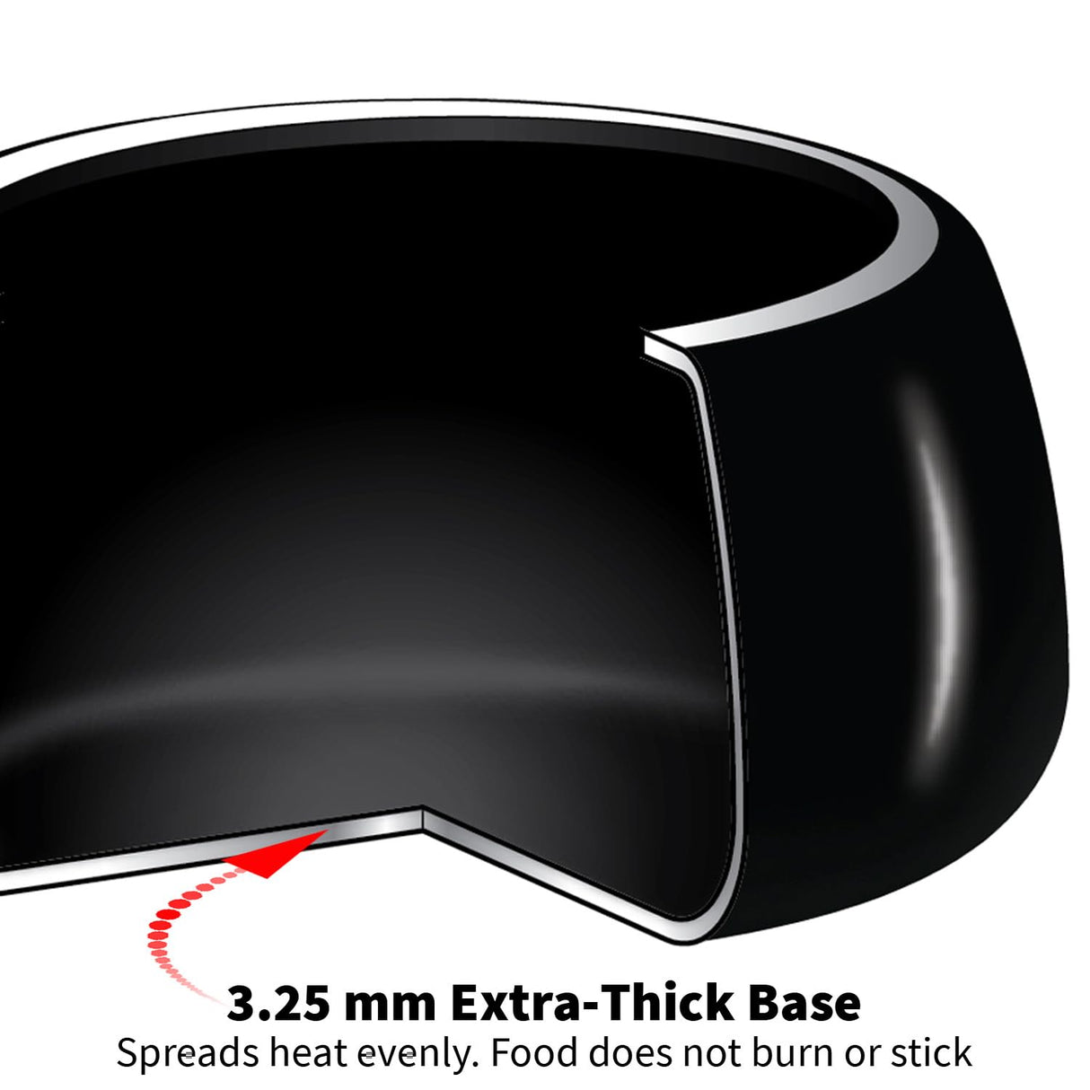 Hawkins 3 Litre Contura Black Pressure Cooker, Hard Anodised Inner Lid Cooker, Handi Cooker, Black (CB30) HAWKINS