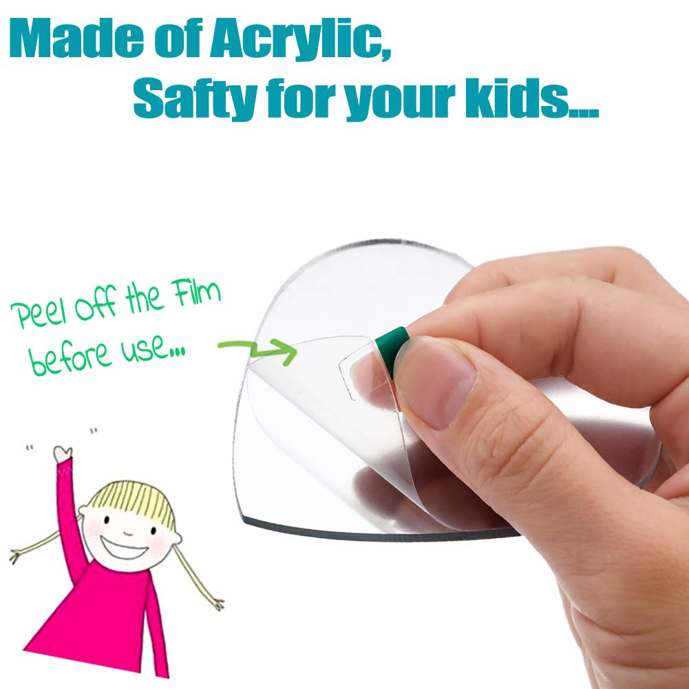 RICHNESS Little Girls Princess Mirrors Make Your Own Mirrors Princess Party Favors Pack of 6 RICHNESS