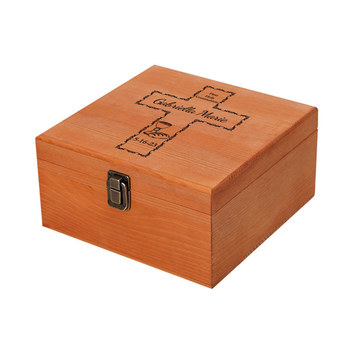 First Communion Gifts for Boys Girls Personalized Wooden Keepsake Box Custom Name Date Cross, First Holy Communion Gifts 1st Communion Gifts Cooayyaooc