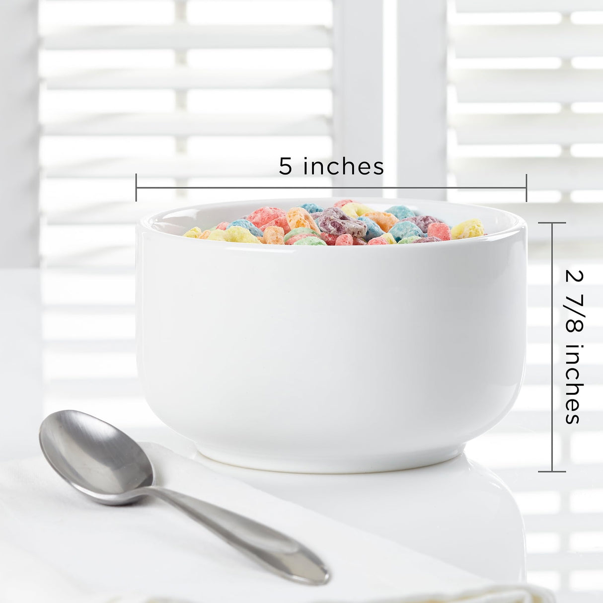 Personalization Universe I Cerealsly Love You 14oz Kids Cereal Bowl - Customizable, Dishwasher and Microwave Safe, Chip-Resistant Stoneware Bowl Perfect for Cereal, Soup, Snacks and More Personalization Universe