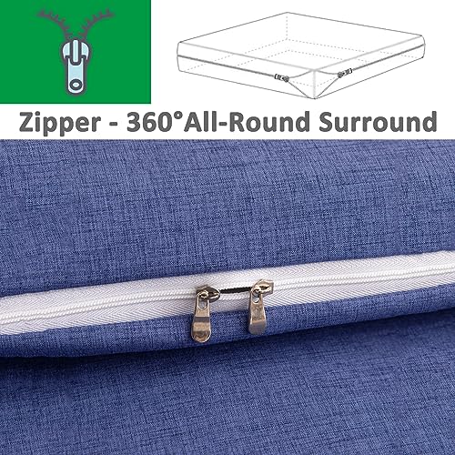 Gray2,100x190cm/39x75,Traditional Japanese Futon Cover Shikibuton Floor Futon Mattress Soft Skin-Friendly Protective Cover with Zipper Dust Cover Machine Wash Up to 3-8cm Deep Generic
