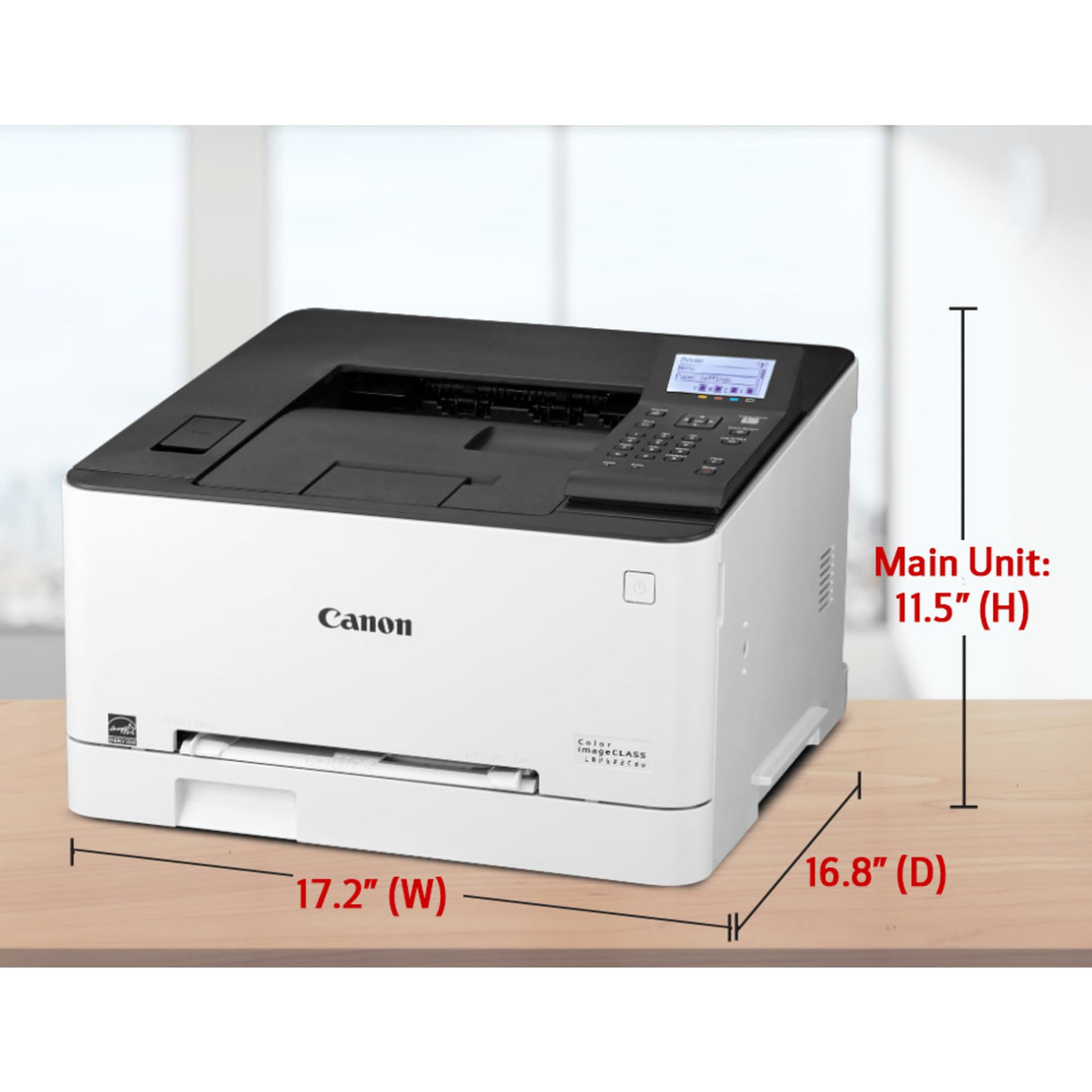 Canon Color Image Class LBP622Cdw -Wireless, Mobile Ready, Duplex Laser Printer, Compact Size - White Canon