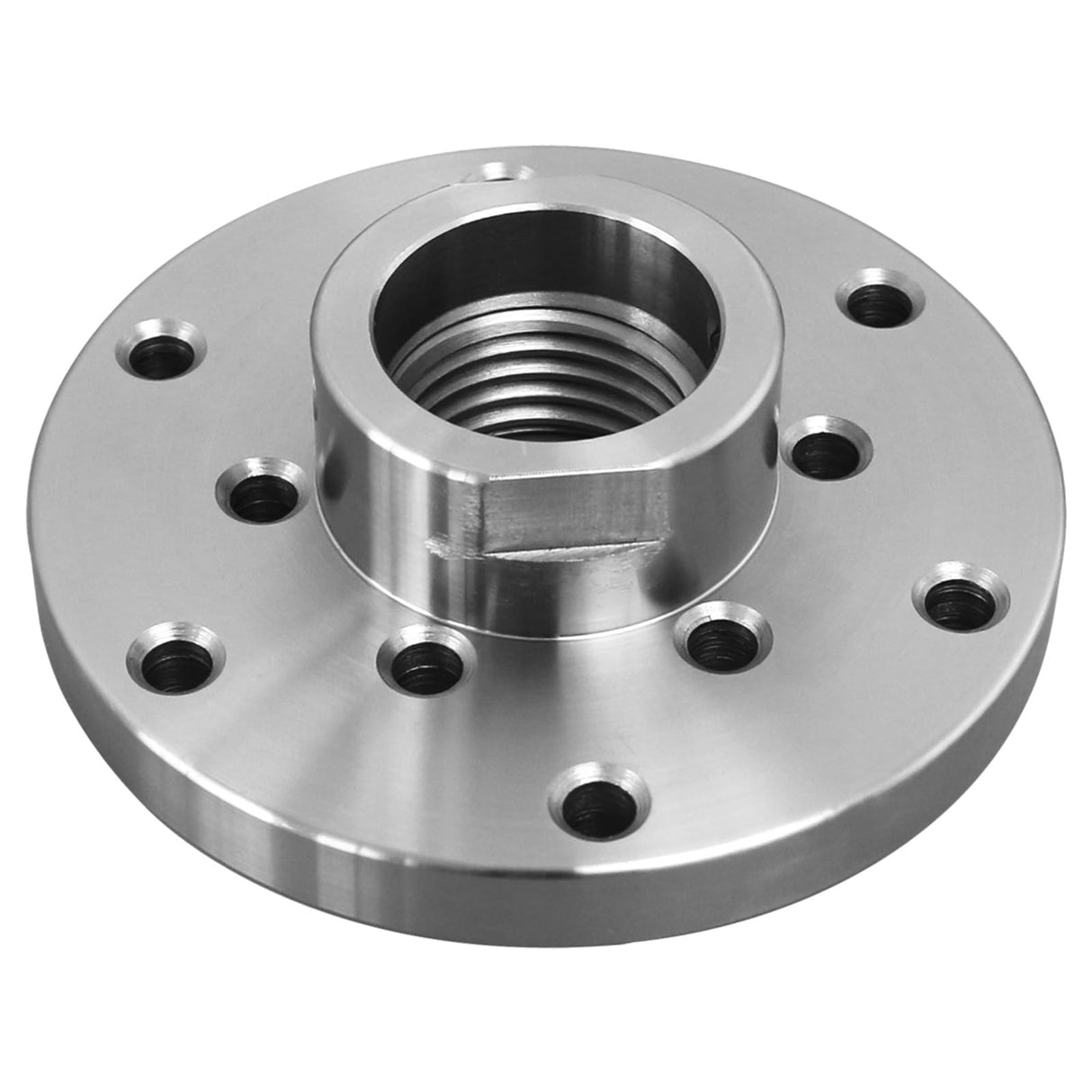 4" Woodworking Lathe Faceplate,Wood Lathe Steel Faceplate,5/8"TPI Spindle Thread,Wood Lathe Accessories PNBO