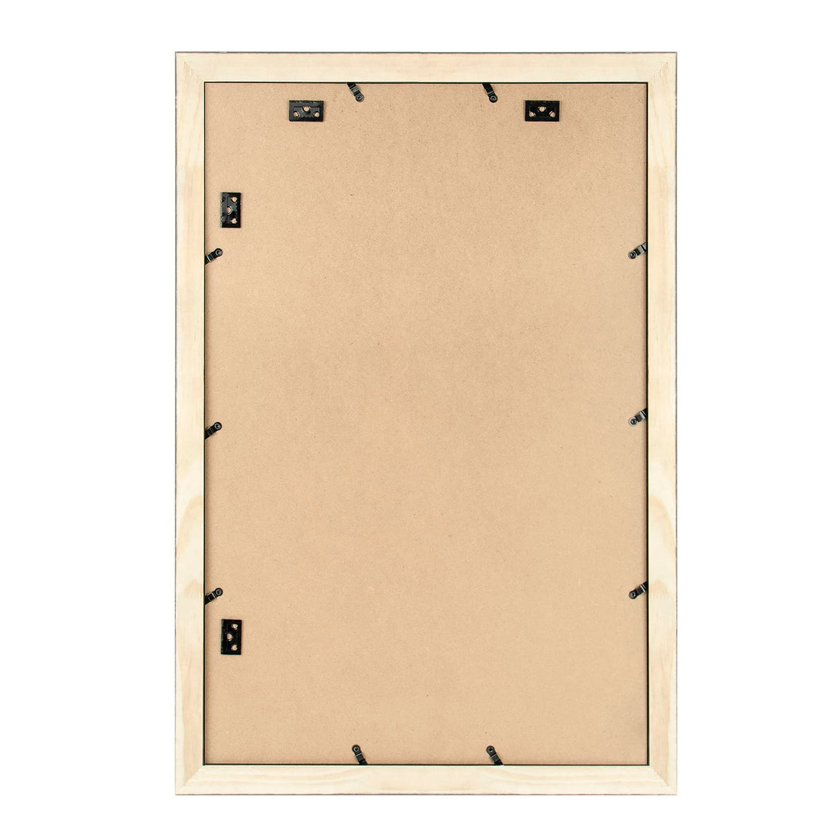 Golden State Art, 16x24 Solid Wood Black Picture Frame, Tempered Glass - Horizontal and Vertical for Wall Display - Great for Wedding Photos, Family Portraits, Posters, 1 Pack Golden State Art