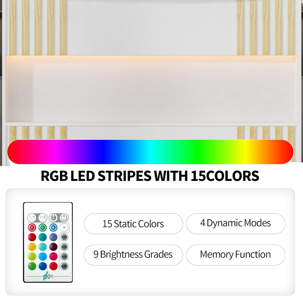 VOWNER Modern Reception Desk with Storage Drawers, 39.4" H Office Counter with LED Lighting, Secretary Desk with Power Outlets – Front Desk for Salon, Lobby – White (47.2" W x 18.9" D x 39.4" H) VOWNER