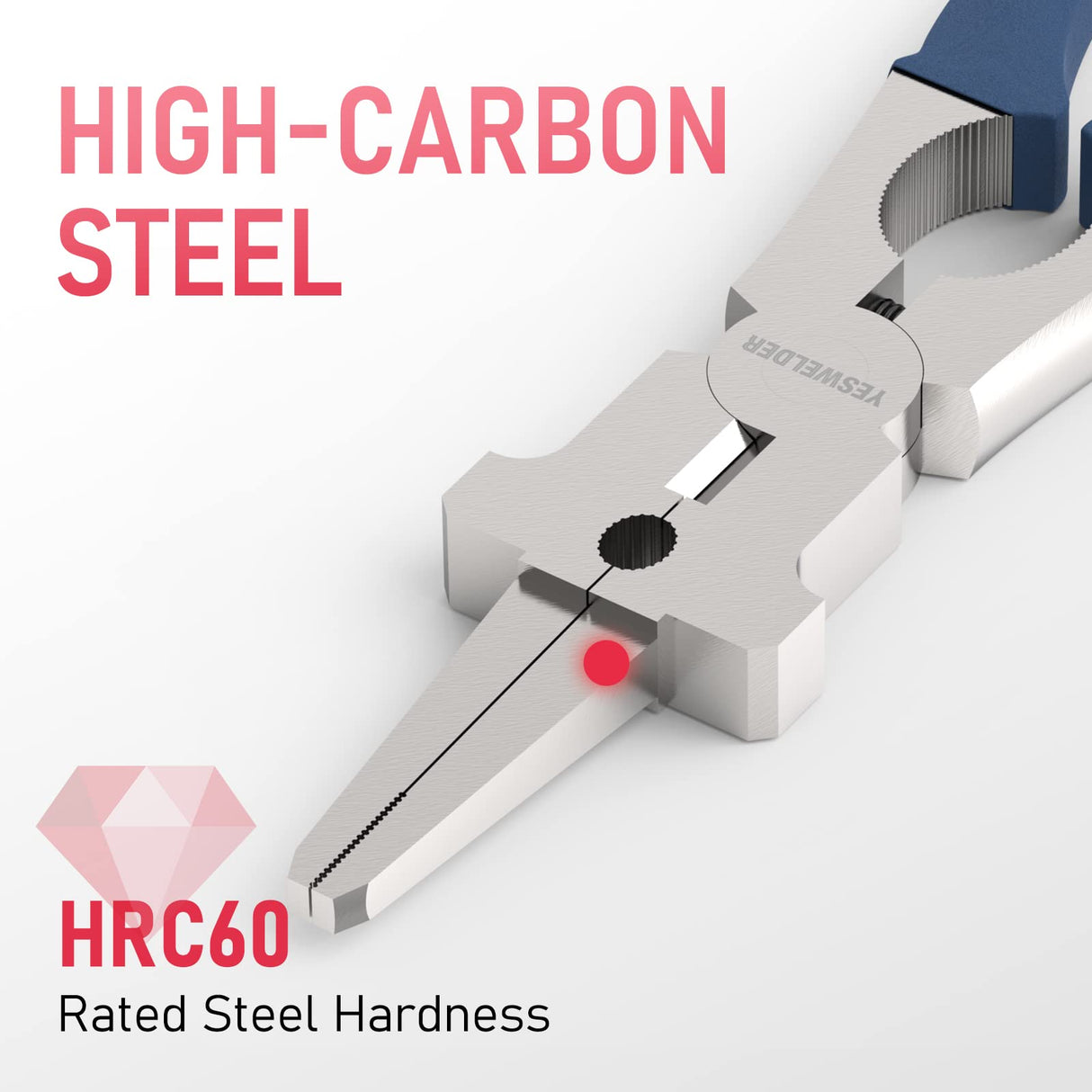 YESWELDER 8" MIG Welding Pliers, Anti-Rust MIG Welding Pliers for Professional Welding - Reliable and Durable YESWELDER