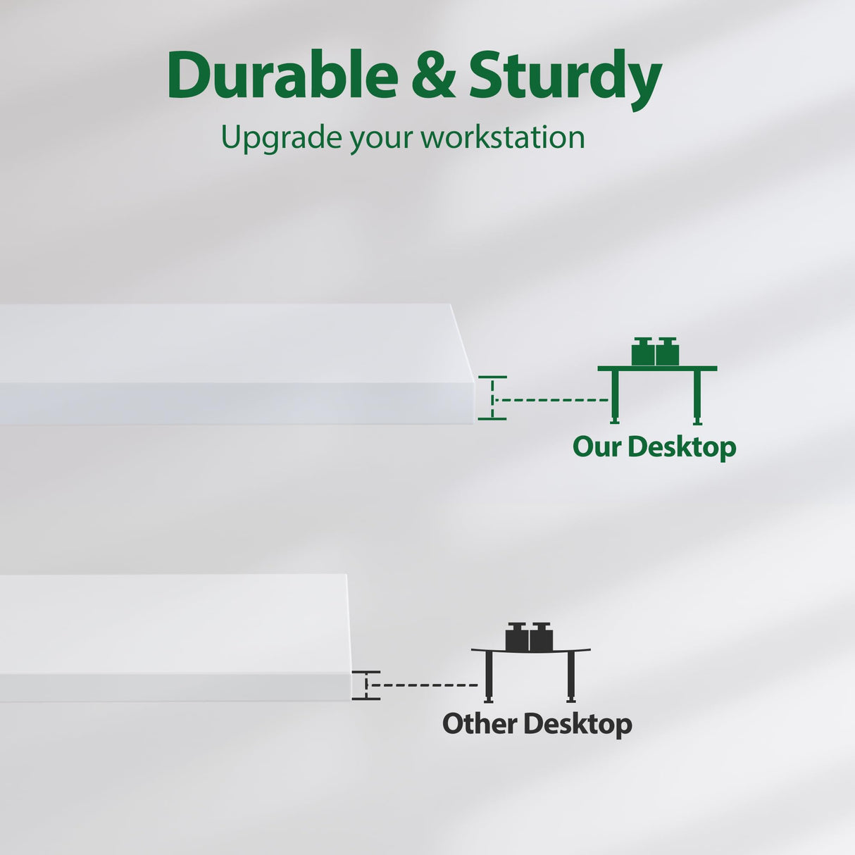 Agilestic Electric Standing Desk, Large 63 x 24 Inches Height Adjustable Desk, Sit Stand up Desk for Work Office Home, Splice Board, White Agilestic