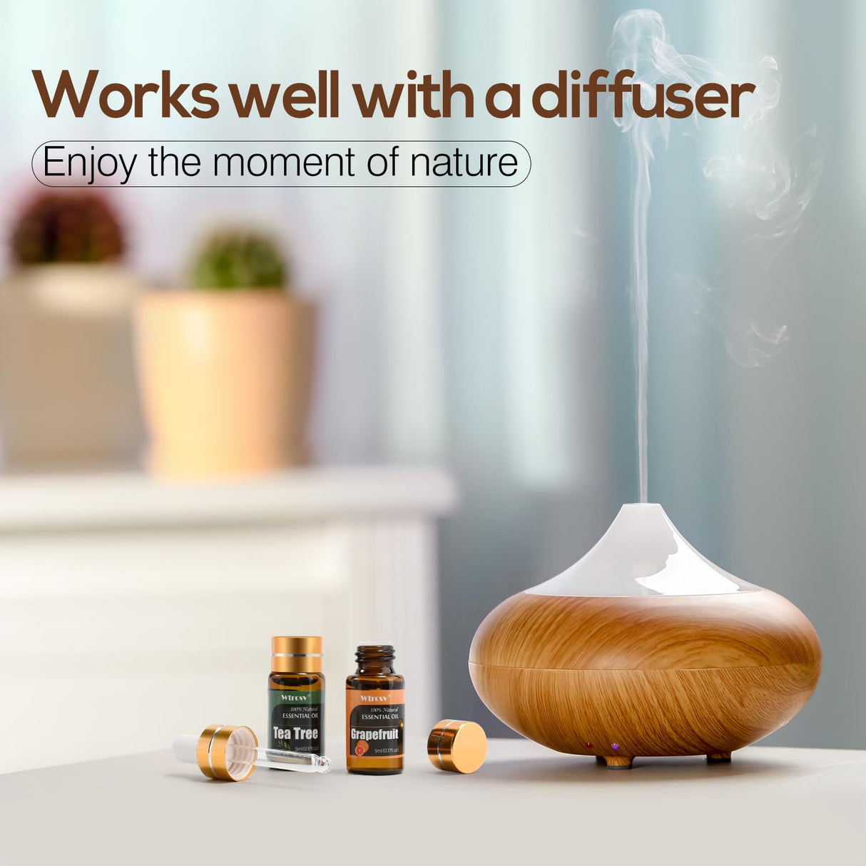 Essential Oils Set -Essential Oils - 100% Natural Essential Oils-Perfect for Diffuser, Humidifier,Aromatherapy, Massage,Skin & Hair Care,30x5 ml(0.17fl.oz Wtrcsv