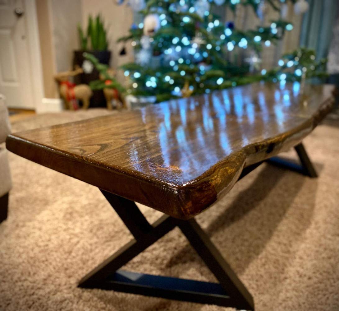 Metal Desk Legs 28 Inch Table Legs Heavy Duty Industrial Black Table Legs Z Shape Table Legs DIY Table Legs,Furniture Legs(H28”xW18”,Set of 2) TIEOU